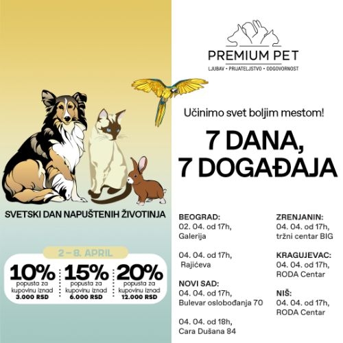 SVETSKI DAN NAPUŠTENIH ŽIVOTINJA