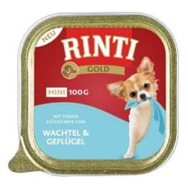 Rinti Gold Mini prepelica i zivina, pasteta za pse 100g