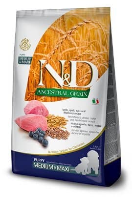 N&D AG Puppy Lamb&Blueberry Medium/Maxi