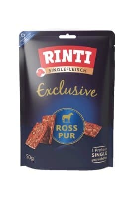 Rinti Exclusive konjsko meso, poslastica za pse 50g