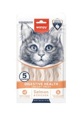 Wanpy Digestive Health pasta za macke losos i piletina 5x14 g