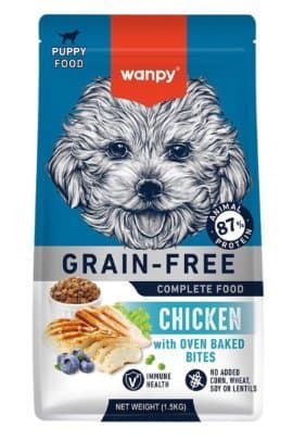 Wanpy Grain Free hrana za štence, piletina