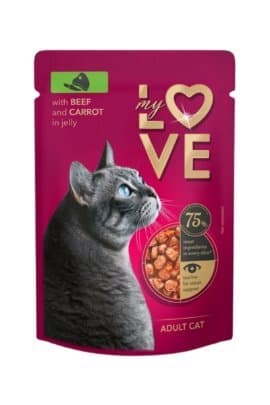 My Love sos za macke govedina i sargarepa u zeleu 85g