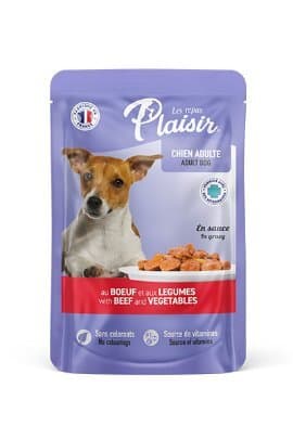 Plaisir SOS za pse govedina i povrce 100g