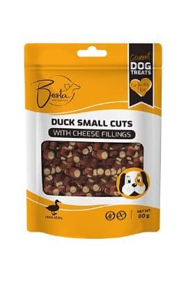 Besta Small Cuts poslastica za pse, pacetina i sir 80 g