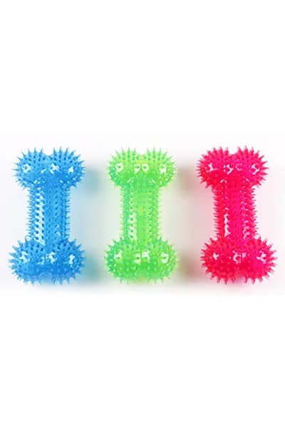 Besta igracka za pse kost Spikes 17cm mix boja