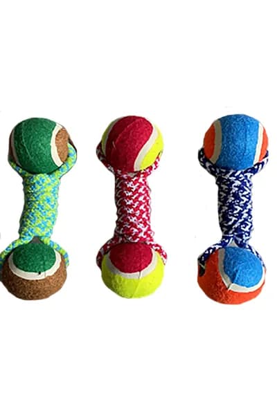 Besta igracka za pse Happy kanap-teniske loptice 23cm mix boja