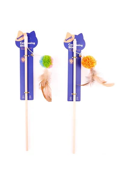 Besta igracka za macke Pom-pom pecaljka 40cm