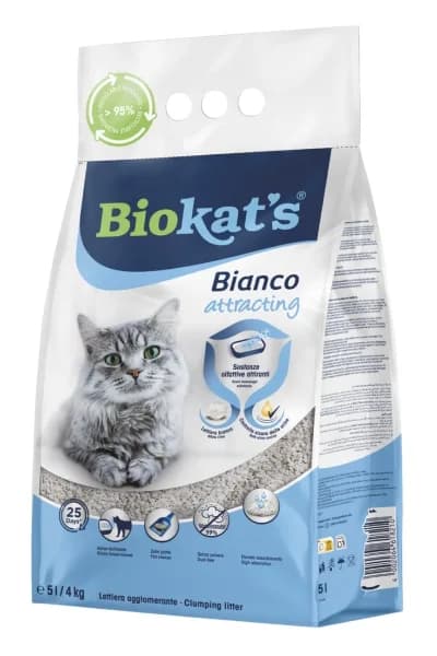 BIOKATS BIANCO ATTRACTING POSIP ZA MACKE 5 L