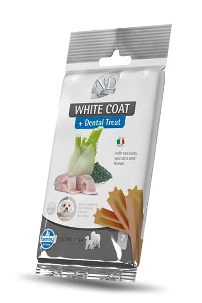 ND White Sea Bass poslastica za pse, med/max 100 g