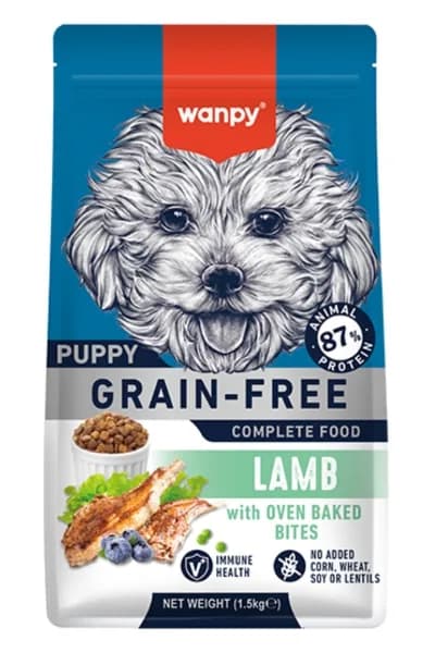 Wanpy Grain Free hrana za štence, jagnjetina