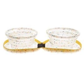 Silikonska dupla cinija kompakt Confetti 2x350ml
