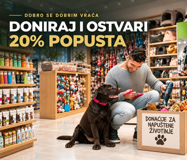 Doniraj i ostvari 20% popusta!