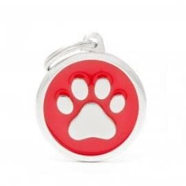 RED BIG CIRCLE PAW