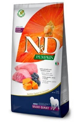 N&D Pumpkin Lamb&Blueberry Giant Maxi 12kg
