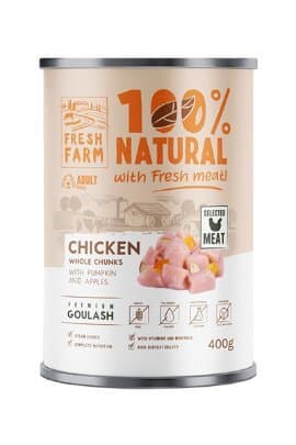 Fresh Farm gulas za pse piletina, bundeva i jabuka 400 g