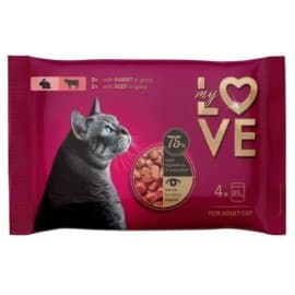My Love sos za macke zecetina i govedina 4x85g