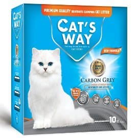 Cats Way Box Carbon Grey Ultra Compact posip za macke 10l