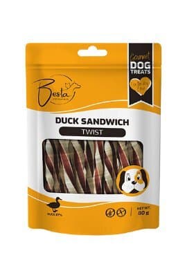 Besta Sandwich Twist poslastica za pse, pacetina 80 g