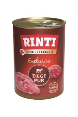 Rinti Singlefleisch Exclusive kozije meso, konzerva za pse 400g