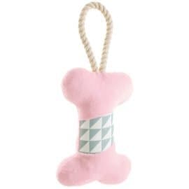 Igracka za pse Salima kost 18 cm pink