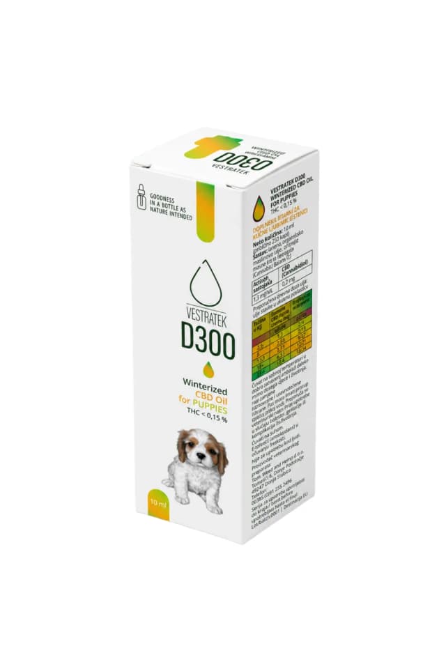 Vestratek D300 CBD ulje za  tence