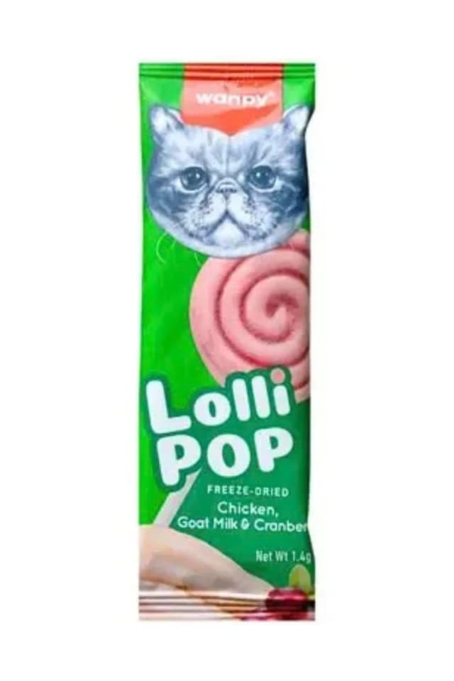 Wanpy Lolipop za macke, brusnica 1.4 g