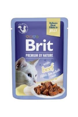 Brit Premium sos za macke fileti u zeleu govedina 85 g