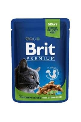 Brit Premium sosic za sterilisane macke - piletina 100g