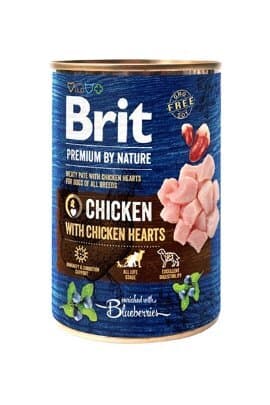 Brit Premium by Nature pasteta piletina, srca 400 g