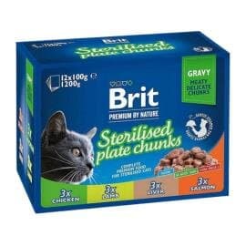 Brit premium sos za sterilisane macke 12x100 g