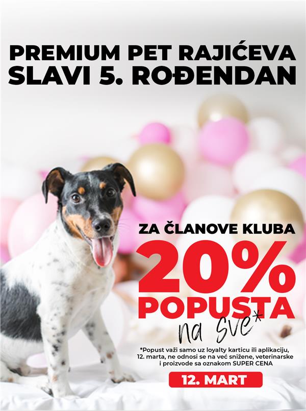 ROĐENDANSKIH 20% U RAJIĆEVOJ